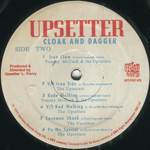 Lee Scratch Perry And The Upsetters* : Cloak And Dagger (LP, Album, RE)