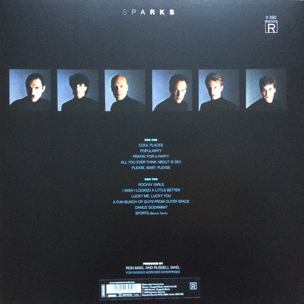 Sparks : In Outer Space (LP, Album, RE, RM, Pur)