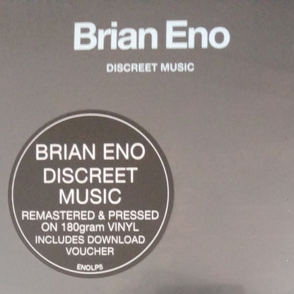 Brian Eno : Discreet Music (LP, Album, RE, RM, 180)
