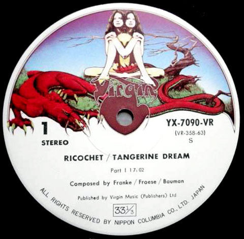 Tangerine Dream : Ricochet (LP, Album)
