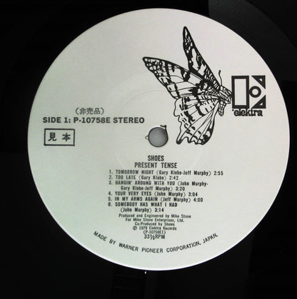 Shoes : Present Tense (LP, Album, Promo)