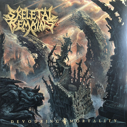 Skeletal Remains (3) : Devouring Mortality (LP, Album, Ltd, RE, Red)