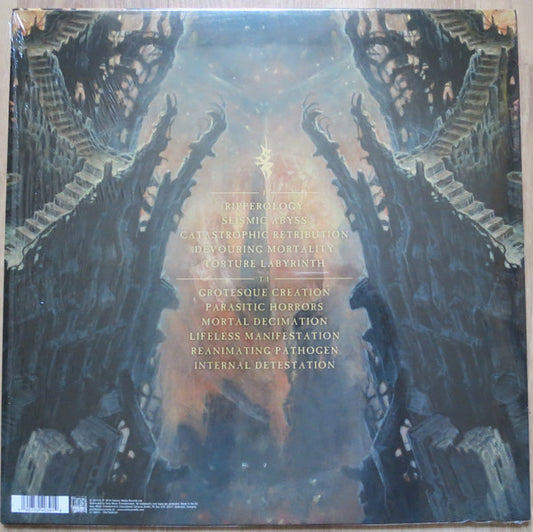 Skeletal Remains (3) : Devouring Mortality (LP, Album, Ltd, RE, Red)