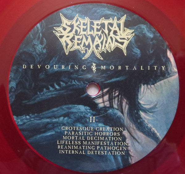 Skeletal Remains (3) : Devouring Mortality (LP, Album, Ltd, RE, Red)