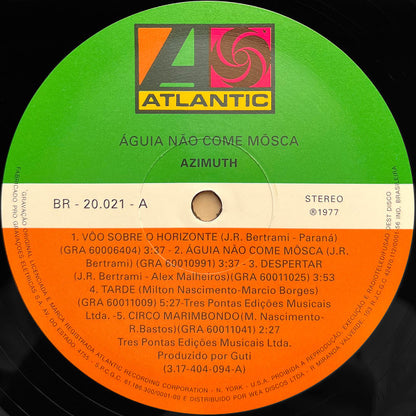 Azymuth : Águia Não Come Mosca (LP, Album, RE)