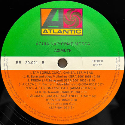 Azymuth : Águia Não Come Mosca (LP, Album, RE)