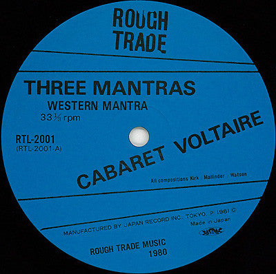 Cabaret Voltaire : Three Mantras (12", EP)