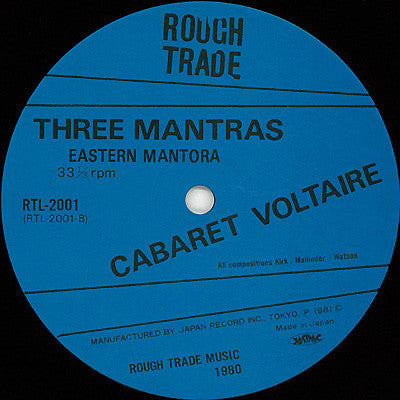 Cabaret Voltaire : Three Mantras (12", EP)