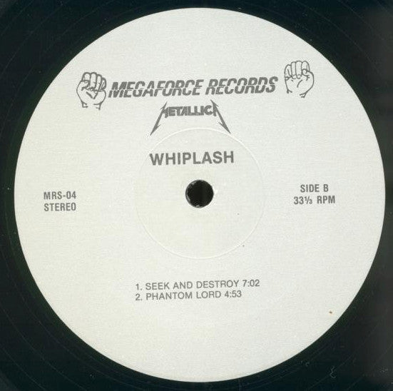 Metallica : Whiplash (12", Maxi)