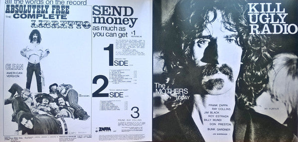 The Mothers Of Invention* : Absolutely Free (LP, 180 + LP, S/Sided, Mono, Etch, 180 + Album, RE)
