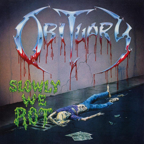 Obituary : Slowly We Rot (LP, Album, RE, 180)