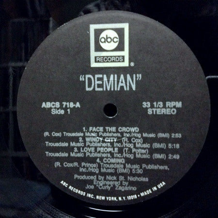 Demian (9) : Demian (LP, Album, RE)