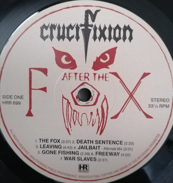 Crucifixion (2) : After The Fox (LP, Comp, Ltd)