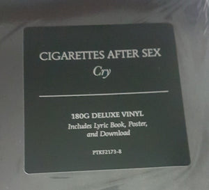 Cigarettes After Sex : Cry (LP, Album, Dlx, Ltd, Foi)