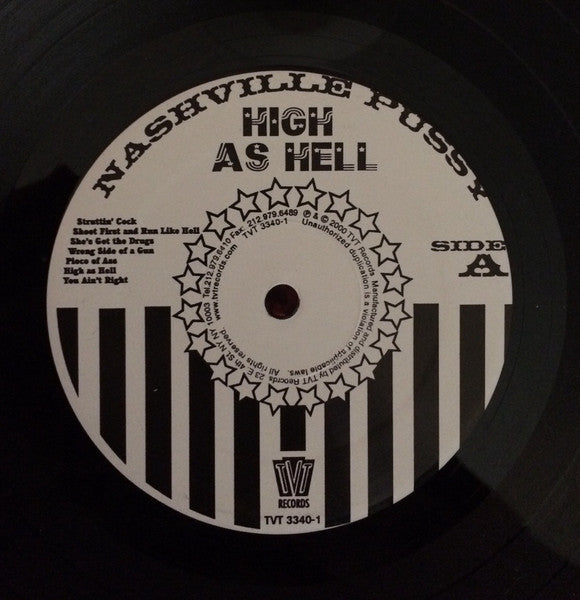 Nashville Pussy : High As Hell (LP, Album)
