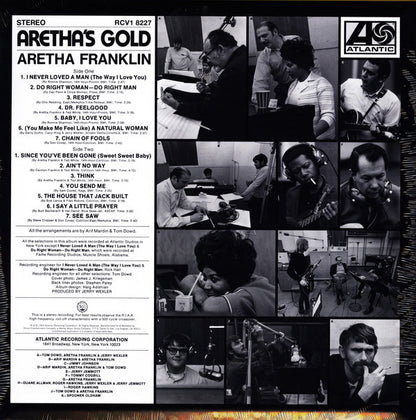 Aretha Franklin : Aretha's Gold (LP, Comp, RE)