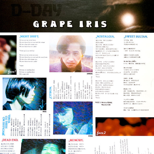 D-Day (5) : Grape Iris (LP, Album, Pic)