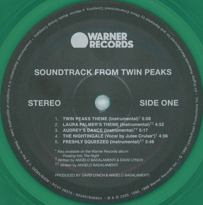 Angelo Badalamenti : Music From Twin Peaks (LP, Album, Ltd, RE, Gre)