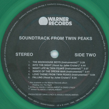 Angelo Badalamenti : Music From Twin Peaks (LP, Album, Ltd, RE, Gre)
