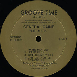 General Caine : Let Me In (LP, Album)