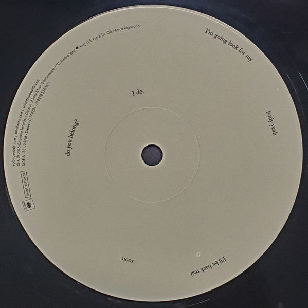 Solange (2) : A Seat At The Table (2xLP, Album, RE)