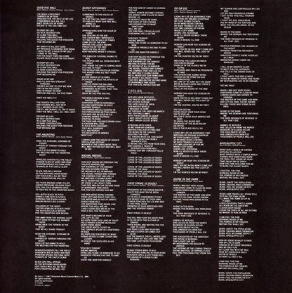 Testament (2) : The Legacy (LP, Album)