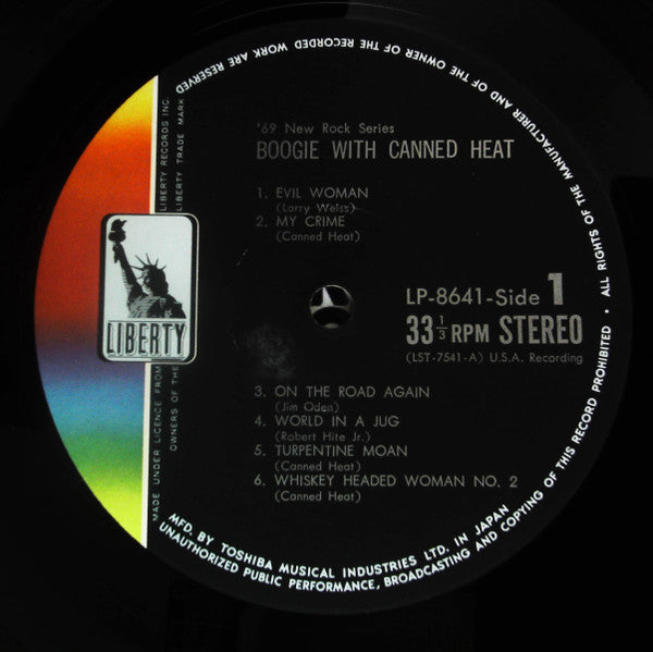 Canned Heat : Boogie With Canned Heat (LP, Album, Bla)