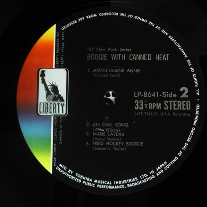 Canned Heat : Boogie With Canned Heat (LP, Album, Bla)