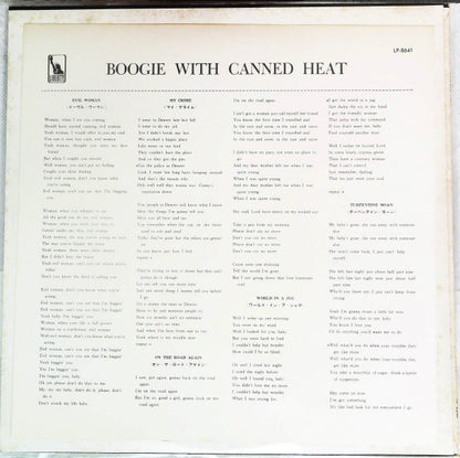 Canned Heat : Boogie With Canned Heat (LP, Album, Bla)