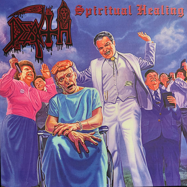 Death (2) : Spiritual Healing (LP, Album, Ltd, RE, RP, Pin)