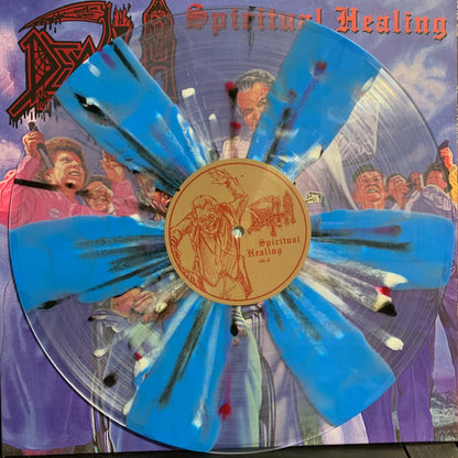 Death (2) : Spiritual Healing (LP, Album, Ltd, RE, RP, Pin)