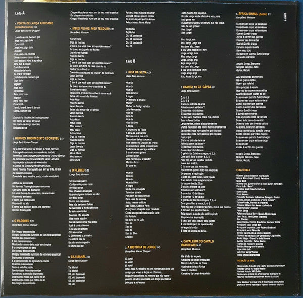 Jorge Ben : África Brasil (LP, Album, Ltd, RE, RP, 180)