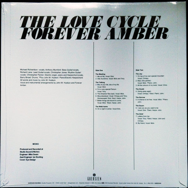 Forever Amber : The Love Cycle (LP, Album, Mono, RE, RM)