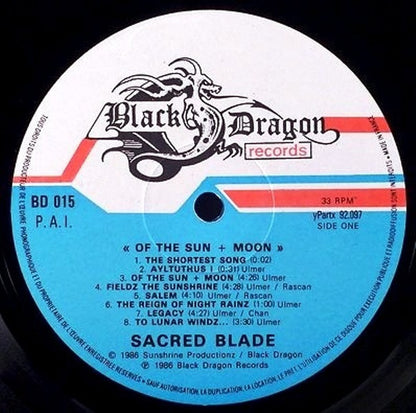 Sacred Blade : Of The Sun + Moon (LP, Album)