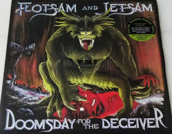 Flotsam And Jetsam : Doomsday For The Deceiver (2xLP, Album, RM, Poi)