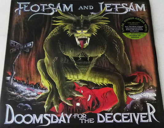 Flotsam And Jetsam : Doomsday For The Deceiver (2xLP, Album, RM, Poi)