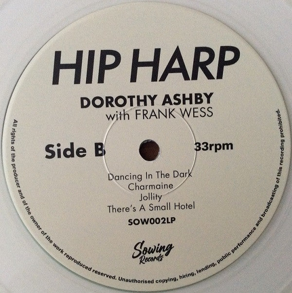Dorothy Ashby With Frank Wess : Hip Harp (LP, Album, Mono, Ltd, RE, Cle)