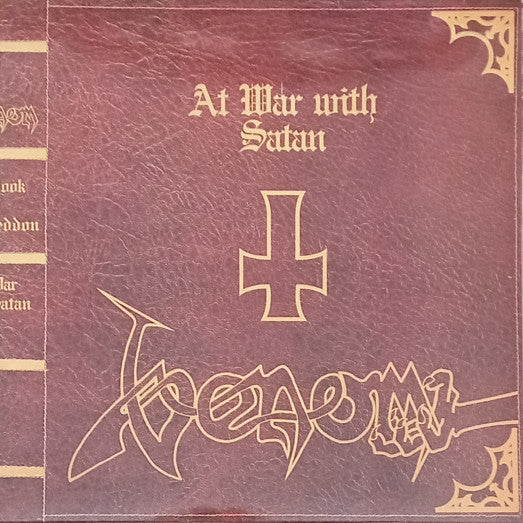 Venom (8) : At War With Satan (LP, Album, RE, 180)