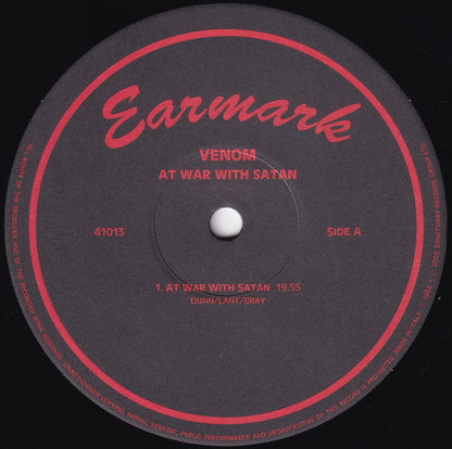 Venom (8) : At War With Satan (LP, Album, RE, 180)