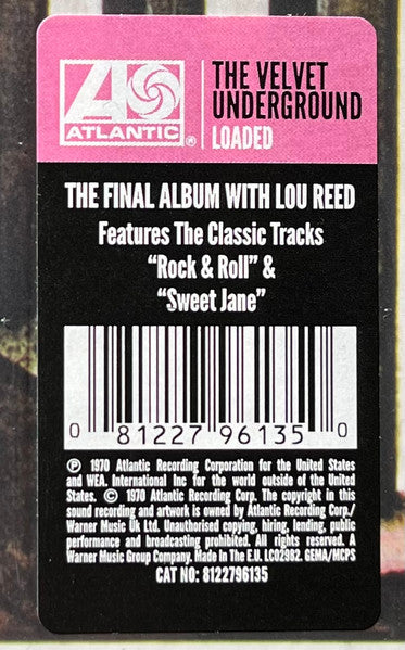 The Velvet Underground : Loaded (LP, Album, RE)
