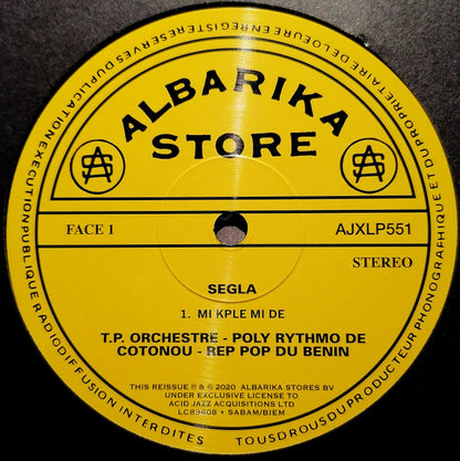 T. P. Orchestre Poly-Rythmo De Cotonou - Rep Pop Du Benin* : Segla (LP, Album, RE, RM)