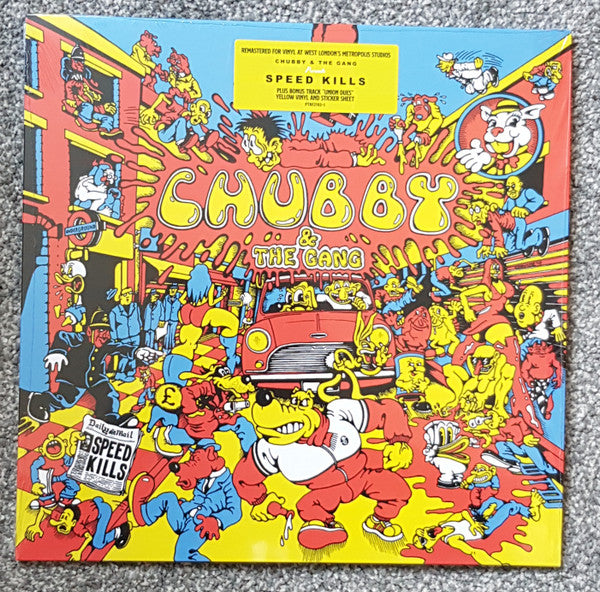 Chubby & The Gang : Speed Kills (LP, Album, RE, RM, Yel)