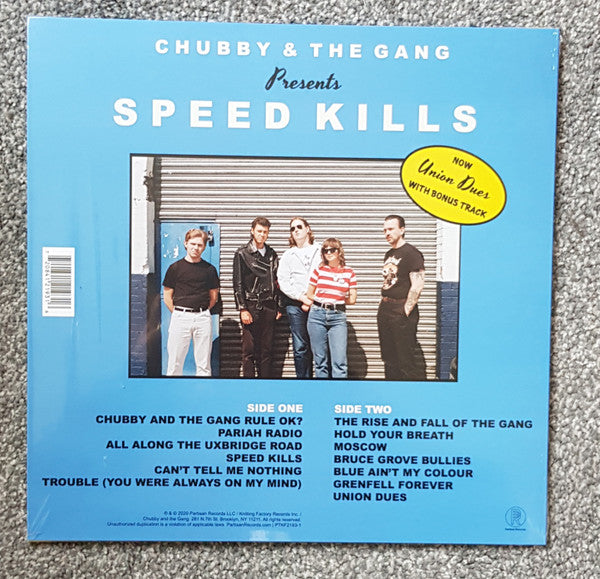 Chubby & The Gang : Speed Kills (LP, Album, RE, RM, Yel)