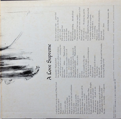 John Coltrane = ジョン・コルトレーン* : A Love Supreme = 至上の愛 (LP, Album, RE, Gat)