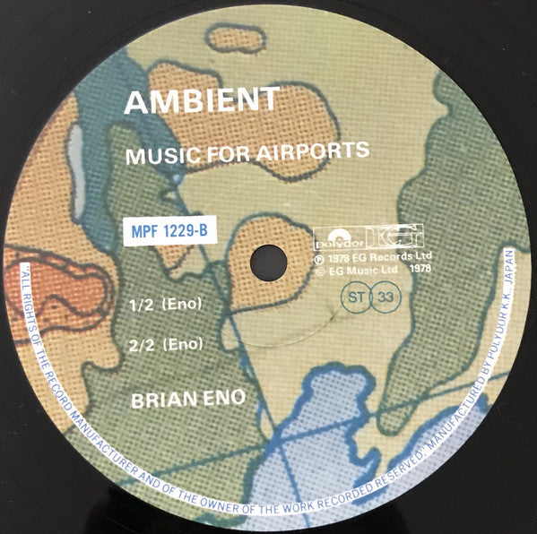 Brian Eno : Ambient 1 (Music For Airports) (LP, Album)
