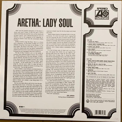 Aretha Franklin : Lady Soul (LP, Album, RE)