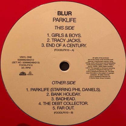 Blur : Parklife (2xLP, Album, RE, RM, RP)