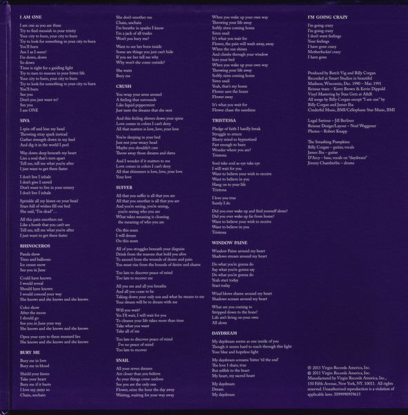 Smashing Pumpkins* : Gish (LP, Album, RE, RM, 180)