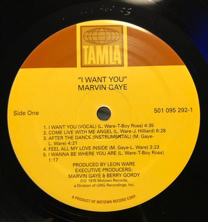 Marvin Gaye : I Want You (LP, Album, RE)