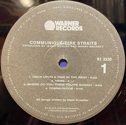 Dire Straits : Communiqué (LP, Album, RE, 180)